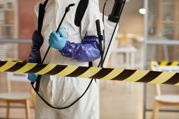 Professional Biohazard Cleanup technician working in Shandon, CA